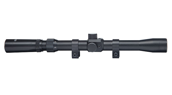 Max Tactical Zielfernrohr 3-7x20 mit Montageringe für 11 mm Schiene Bild 2