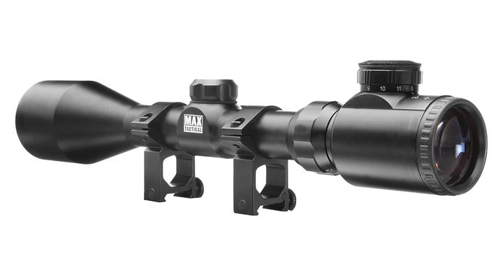 Max Tactical Zielfernrohr 3-12x42E beleuchtet inkl. Ringe fr 22 mm Schiene Bild 3