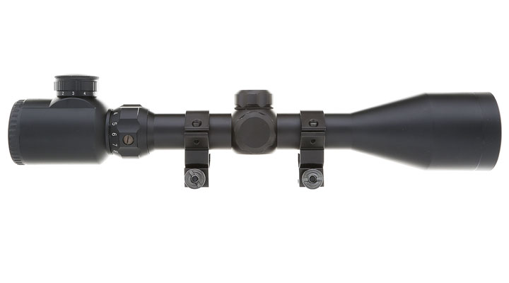 Max Tactical Zielfernrohr 3-12x42E beleuchtet inkl. Ringe fr 11 mm Schiene Bild 3