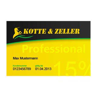Rabattkarte Kotte & Zeller Card
