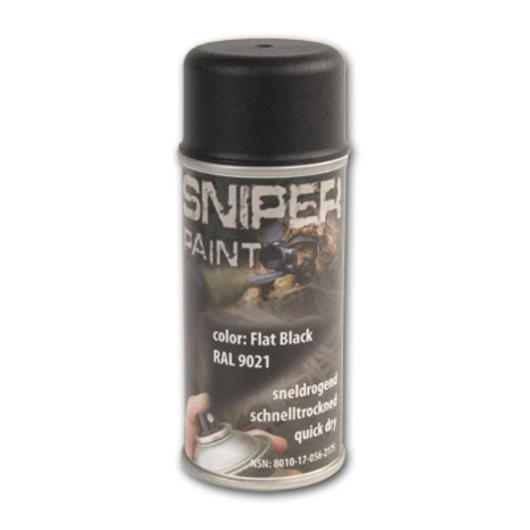 Sniper Paint Sprhfarbe, Flat Black (RAL 9021)