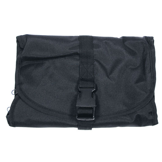 MFH Waschzeugtasche mit vielen Fchern schwarz rollbar Bild 1