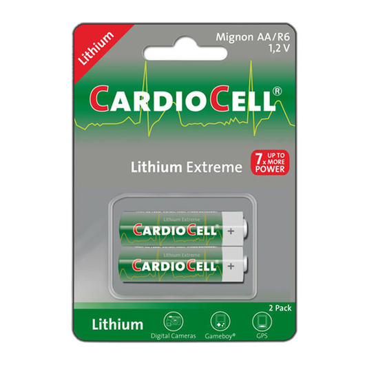 Cardiocell Lithium Extreme Mignonzelle (AA, FR6, L91) 2 Stck