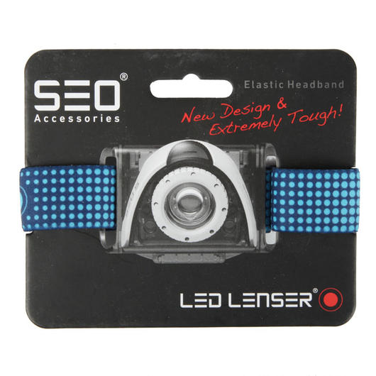LED Lenser Zubehrband fr SEO Stirnlampe blau