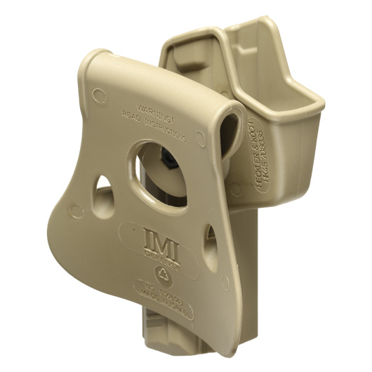 IMI Defense Level 2 Holster Kunststoff Paddle fr H&K 45/45C tan Bild 3