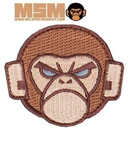 Mil-Spec Monkey Logo Patch Arid