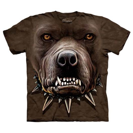 Mountain T-Shirt Angry Pitbull