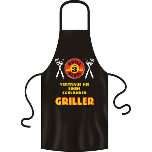 Grillsch�rze schlanker Grillmeister