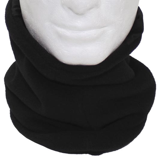 MFH Rundschal Fleece mit Kopfteil schwarz Bild 1