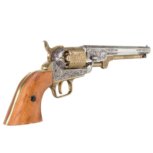 Navy Colt USA 1851 Revolver Deko Bild 2