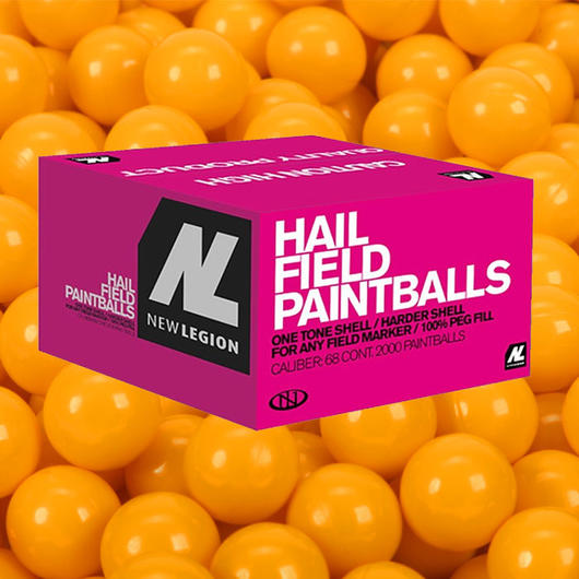 New Legion HAIL Paintballs .68 2000er Karton Bild 1