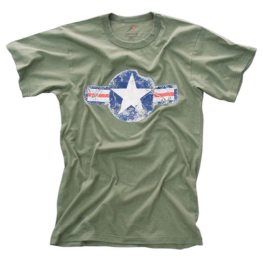 Vintage Air Corp T-Shirt, oliv
