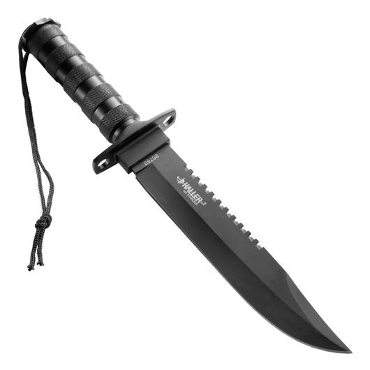 Haller Survival Messer Jungle Adventurer schwarz mit Zubehr Bild 1