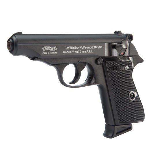 Walther PP Schreckschuss Pistole Kal. 9mm P.A.K. schwarz brniert Bild 1