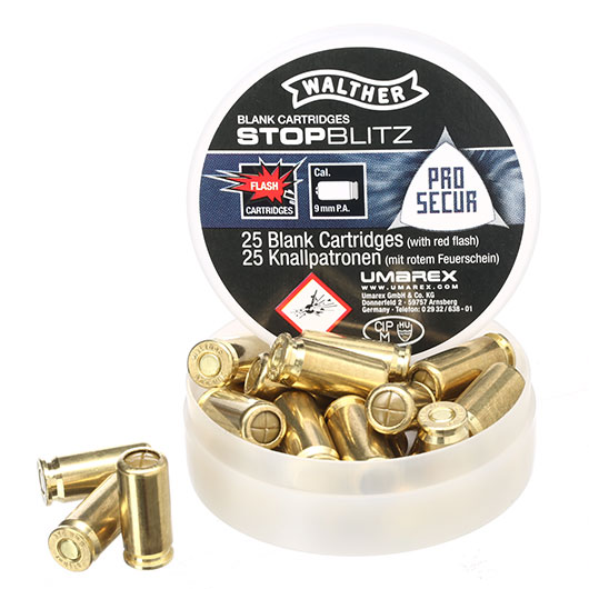 Walther Stop-Blitz Kal. 9 mm P.A.K. 25 Stck