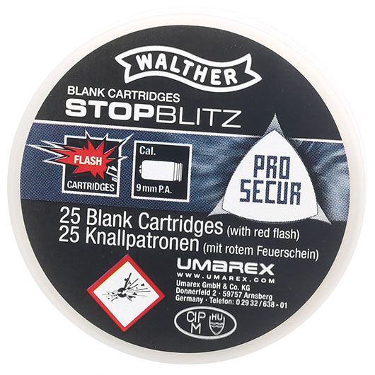 Walther Stop-Blitz Kal. 9 mm P.A.K. 25 Stck Bild 3