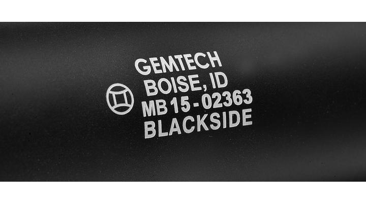 MadBull / Gemtech Blackside Aluminium Silencer schwarz 14mm - Bild 4