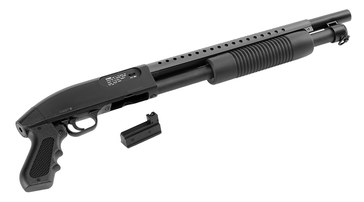D.E. M500 Combat Shotgun Shorty Version Springer 6mm BB schwarz Bild 4