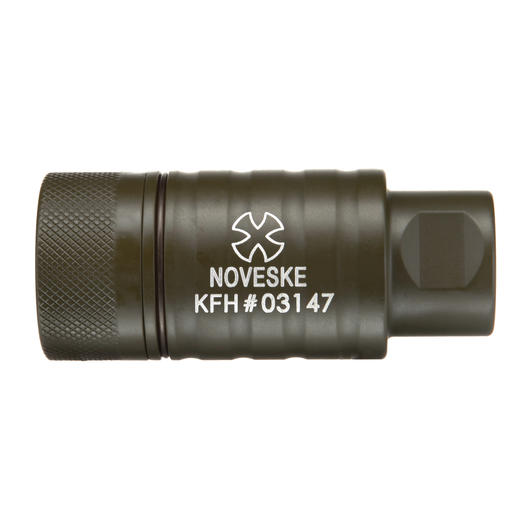 MadBull / Noveske KFH Aluminium Amplifier Flash-Hider oliv 14mm- Bild 2