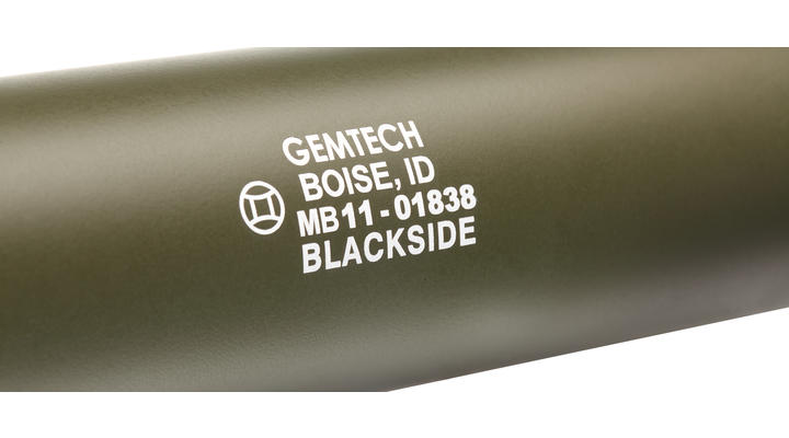 MadBull / Gemtech Blackside Aluminium Silencer oliv / OD 14mm - Bild 4