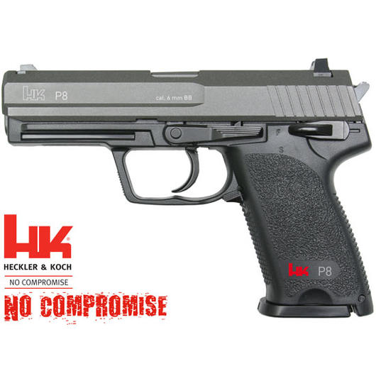 Heckler & Koch P8 CO2 Softair Pistole 6mm BB NBB 