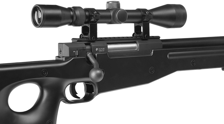 Well L96 Snipergewehr inkl. Zielfernrohr Springer 6mm BB schwarz Bild 7