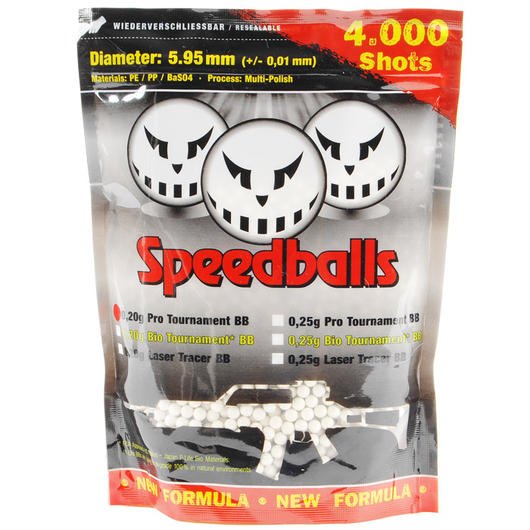 100% Speedballs Pro Tournament BBs 0,20g 4.000er Beutel  