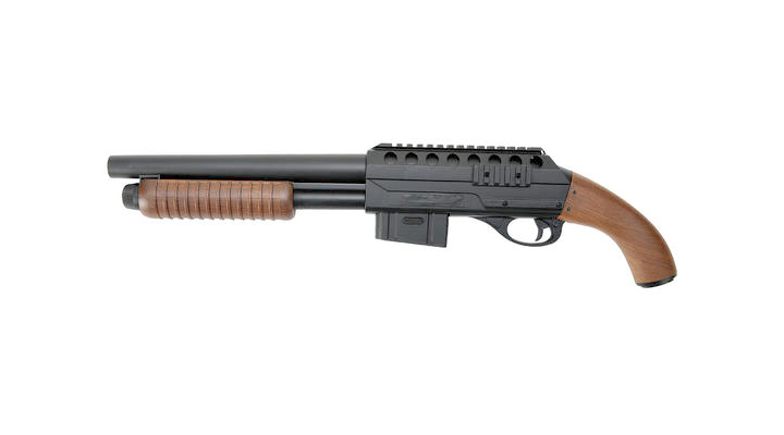 D.E. M3000 Shotgun Oldschool Softair Kal. 6mm Springer Bild 1