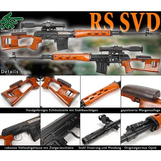 Real Sword SVD S-AEG inkl. RSPSO-1 M2 Zielfernrohr