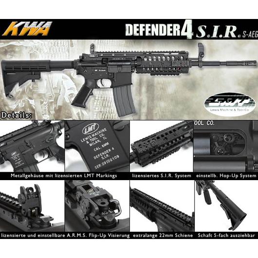 KWA LMT Defender M4A1 S.I.R. Vollmetall S-AEG V1.5