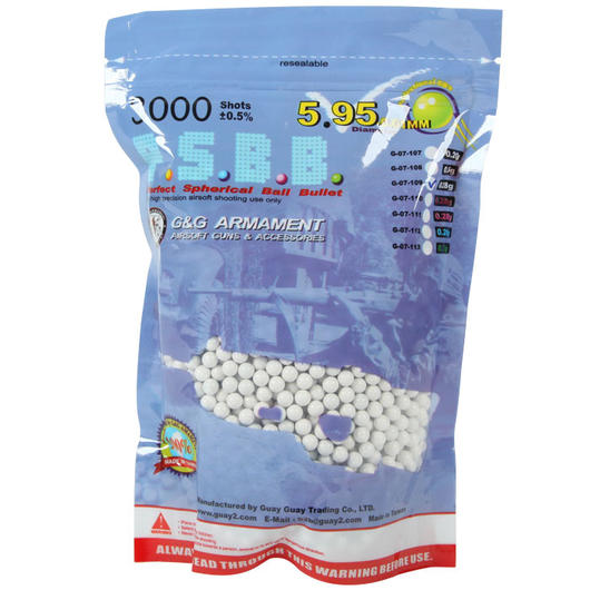 G&G Spherical Precision 0.28g 3.000er Beutel wei�