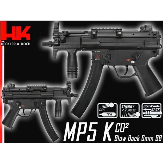 Heckler & Koch MP5 K CO2 Blowback Softair 6mm BB 