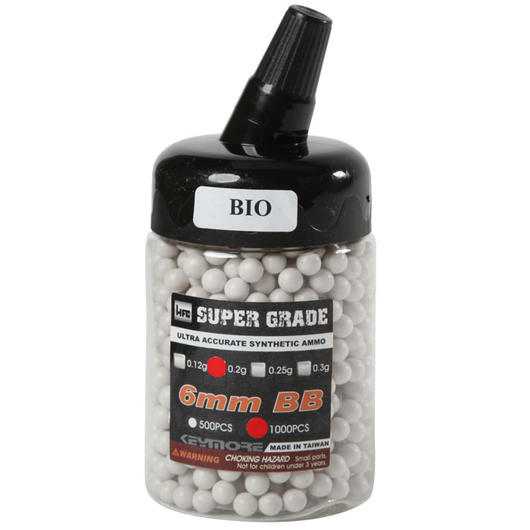 HFC Super Grade 6mm Bio-BBs 0,20 g Speedloader, 1000 St�ck
