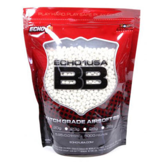 Echo1 Match Grade BBs 0.20g 5.000er Beutel weiss