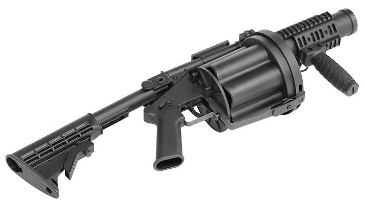 ICS MGL 40mm Airsoft Revolver-Granatwerfer schwarz Bild 4