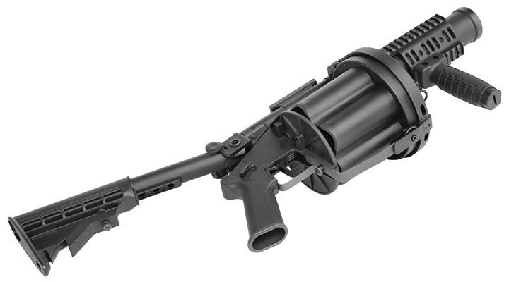 ICS MGL 40mm Airsoft Revolver-Granatwerfer schwarz Bild 6