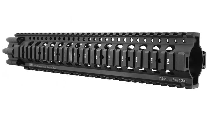 MadBull / Daniel Defense M4 / M16 Aluminium 7.62 Lite Rail 12 Zoll schwarz Bild 1