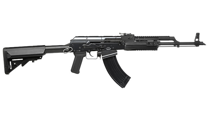 Wei-ETech AK-74 PMC Vollmetall AWSS Open-Bolt Gas-Blow-Back 6mm BB schwarz Bild 2