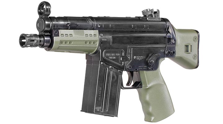 UHC Mini G3A3 Kidz Action-Rifle AEG 6mm BB schwarz / grn