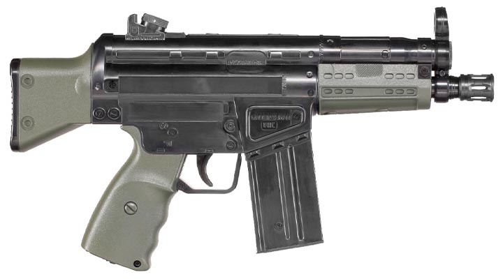 UHC Mini G3A3 Kidz Action-Rifle AEG 6mm BB schwarz / grn Bild 2