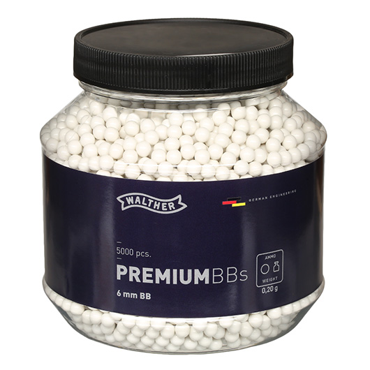 Walther Premium BBs 0,20g 5.000er Container wei