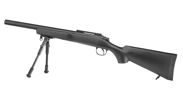 Well M700 Short-Type Snipergewehr inkl. Zweibein Springer 6mm BB schwarz Bild 3