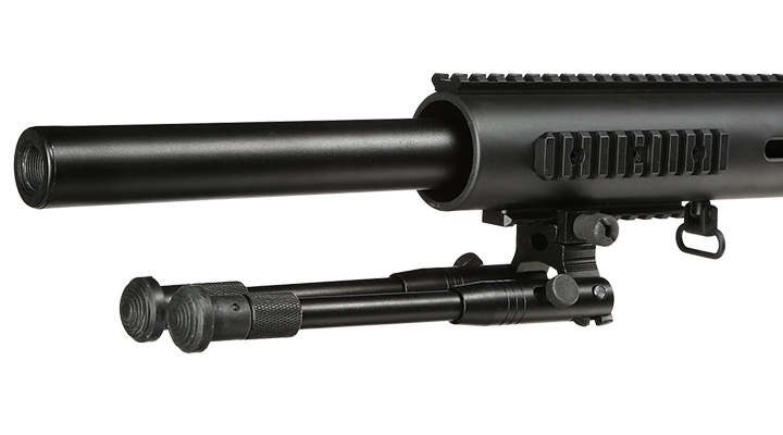 Well MB4410D MSR Snipergewehr inkl. Zweibein / Zielfernrohr Springer 6mm BB schwarz Bild 6