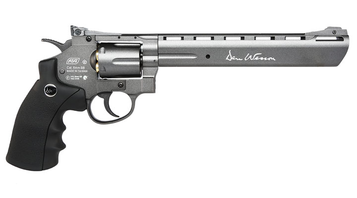 ASG Dan Wesson 8 Zoll Revolver CO2 6mm BB schwarz Low Power Version Bild 2