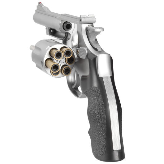 UHC M-19 4 Zoll Revolver mit Hlsen Springer 6mm BB silber / schwarz Bild 3
