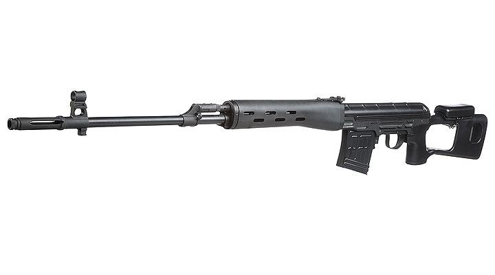 King Arms Kalashnikov SVD Ultra-Grade Vollmetall S-AEG 6mm BB schwarz