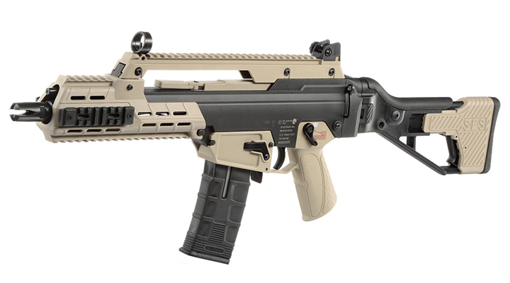 ICS G33 AAR SFS Compact Assault Rifle S-AEG 6mm BB Bicolor