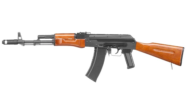 SRC AK-74N Vollmetall Echtholz Gas-Blow-Back 6mm BB Bild 1