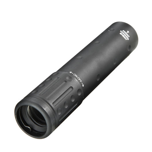 Ares Amoeba QD Aluminium Silencer f. Scar / MS338 Flash-Hider kurz schwarz Bild 1