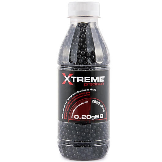 Xtreme Precision BBs 0.20g 2.800er Flasche Invisible Black